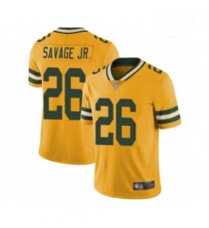 Men Green Bay Packers 26 Darnell Savage Jr Limited Gold Rush Vapor Untouchable Football Jersey Men Green Bay Packers 26 Darnell Savage Jr Limited Gold Rush Vapor Untouchable Football Jersey