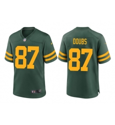 Men Green Bay Packers 87 Romeo Doubs Green Stitched Game Jersey Men Green Bay Packers 87 Romeo Doubs Green Stitched Game Jersey