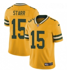 Men Nike Green Bay Packers 15 Bart Starr Limited Gold Rush Vapor Untouchable NFL Jersey Men Nike Green Bay Packers 15 Bart Starr Limited Gold Rush Vapor Untouchable NFL Jersey