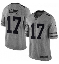 Men Nike Green Bay Packers 17 Davante Adams Limited Gray Gridiron NFL Jersey Men Nike Green Bay Packers 17 Davante Adams Limited Gray Gridiron NFL Jersey