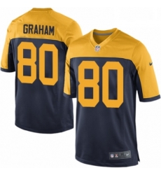 Men Nike Green Bay Packers 80 Jimmy Graham Game Navy Blue Alternate NFL Jersey Men Nike Green Bay Packers 80 Jimmy Graham Game Navy Blue Alternate NFL Jersey