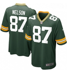 Men Nike Green Bay Packers 87 Jordy Nelson Game Green Team Color NFL Jersey Men Nike Green Bay Packers 87 Jordy Nelson Game Green Team Color NFL Jersey