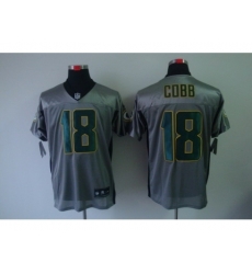 Nike Green Bay Packers 18 Randall Cobb Grey Elite Shadow NFL Jersey Nike Green Bay Packers 18 Randall Cobb Grey Elite Shadow NFL Jersey