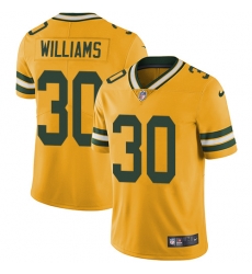 Nike Packers #30 Jamaal Williams Yellow Mens Stitched NFL Limited Rush Jersey Nike Packers #30 Jamaal Williams Yellow Mens Stitched NFL Limited Rush Jersey