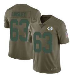 Nike Packers #63 Corey Linsley Olive Mens Stitched NFL Limited 2017 Salute To Service Jersey Nike Packers #63 Corey Linsley Olive Mens Stitched NFL Limited 2017 Salute To Service Jersey