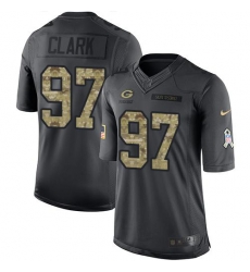 Nike Packers #97 Kenny Clark Black Mens Stitched NFL Limited 2016 Salute To Service Jersey Nike Packers #97 Kenny Clark Black Mens Stitched NFL Limited 2016 Salute To Service Jersey