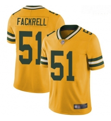 Packers 51 Kyler Fackrell Yellow Men Stitched Football Limited Rush Jersey Packers 51 Kyler Fackrell Yellow Men Stitched Football Limited Rush Jersey