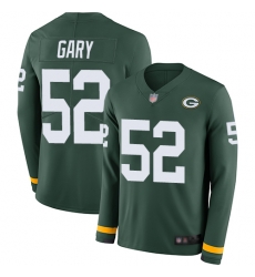 Packers 52 Rashan Gary Green Team Color Men Stitched Football Limited Therma Long Sleeve Jersey Packers 52 Rashan Gary Green Team Color Men Stitched Football Limited Therma Long Sleeve Jersey