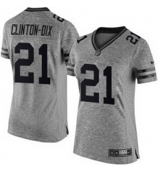 Nike Packers #21 Ha Ha Clinton Dix Gray Womens Stitched NFL Limited Gridiron Gray Jersey Nike Packers #21 Ha Ha Clinton Dix Gray Womens Stitched NFL Limited Gridiron Gray Jersey