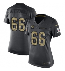Nike Packers #66 Ray Nitschke Black Womens Stitched NFL Limited 2016 Salute to Service Jersey Nike Packers #66 Ray Nitschke Black Womens Stitched NFL Limited 2016 Salute to Service Jersey