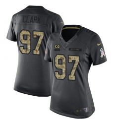 Nike Packers #97 Kenny Clark Black Womens Stitched NFL Limited 2016 Salute to Service Jersey Nike Packers #97 Kenny Clark Black Womens Stitched NFL Limited 2016 Salute to Service Jersey