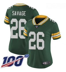 Packers #26 Darnell Savage Green Team Color Women Stitched Football 100th Season Vapor Limited Jersey Packers #26 Darnell Savage Green Team Color Women Stitched Football 100th Season Vapor Limited Jersey