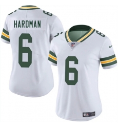 Women Green Bay Packers 6 Mecole Hardman White 2025 Vapor Untouchable Limited Stitched Jersey