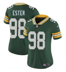 Women Green Bay Packers 98 James Ester Green 2025 Vapor Untouchable Limited Stitched Jersey