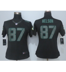 Women New Nike Green Bay Packers 87 Nelson Impact Limited Black Jerseys Women New Nike Green Bay Packers 87 Nelson Impact Limited Black Jerseys