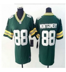 Women New Packers #88 Ty Montgomery Green Team Color Stitched NFL Elite Jersey Women New Packers #88 Ty Montgomery Green Team Color Stitched NFL Elite Jersey