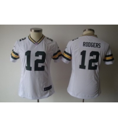 Women Nike Green Bay Packers 12# Rodgers White Nike NFL Jerseys Women Nike Green Bay Packers 12# Rodgers White Nike NFL Jerseys