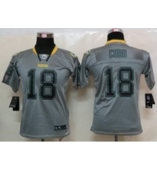 Women Nike Green Bay Packers #18 Randall Cobb Grey Lights Out Elite NFL Jerseys Women Nike Green Bay Packers #18 Randall Cobb Grey Lights Out Elite NFL Jerseys
