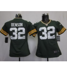 Women Nike Green Bay Packers #32 Cedric Benson Green NFL Jerseys Women Nike Green Bay Packers #32 Cedric Benson Green NFL Jerseys