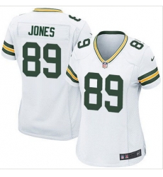 Women Nike Packers #89 James Jones White Stitched NFL Elite Jersey Women Nike Packers #89 James Jones White Stitched NFL Elite Jersey