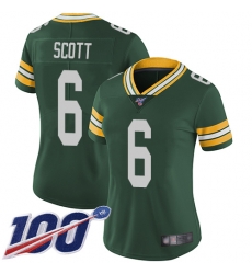 Women Packers 6 JK Scott Green Team Color Stitched Football 100th Season Vapor Limited Jersey Women Packers 6 JK Scott Green Team Color Stitched Football 100th Season Vapor Limited Jersey