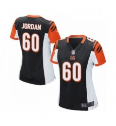 Womens Cincinnati Bengals 60 Michael Jordan Game Black Team Color Football Jersey Womens Cincinnati Bengals 60 Michael Jordan Game Black Team Color Football Jersey