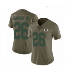 Womens Green Bay Packers 26 Darnell Savage Jr Limited Olive 2017 Salute to Service Football Jersey Womens Green Bay Packers 26 Darnell Savage Jr Limited Olive 2017 Salute to Service Football Jersey