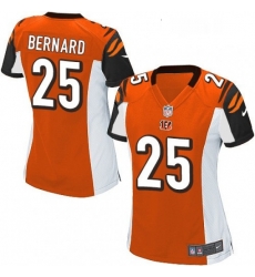 Womens Nike Cincinnati Bengals 25 Giovani Bernard Game Orange Alternate NFL Jersey Womens Nike Cincinnati Bengals 25 Giovani Bernard Game Orange Alternate NFL Jersey