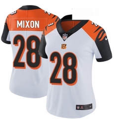 Womens Nike Cincinnati Bengals 28 Joe Mixon Elite White NFL Jersey Womens Nike Cincinnati Bengals 28 Joe Mixon Elite White NFL Jersey