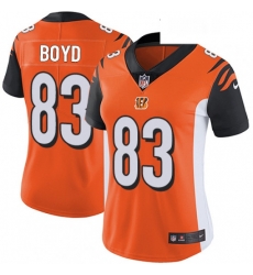 Womens Nike Cincinnati Bengals 83 Tyler Boyd Elite Orange Alternate NFL Jersey Womens Nike Cincinnati Bengals 83 Tyler Boyd Elite Orange Alternate NFL Jersey