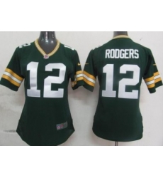 Womens Nike Green Bay Packers 12 Rodgers Green Nike NFL Jerseys Womens Nike Green Bay Packers 12 Rodgers Green Nike NFL Jerseys