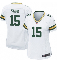 Womens Nike Green Bay Packers 15 Bart Starr Game White NFL Jersey Womens Nike Green Bay Packers 15 Bart Starr Game White NFL Jersey