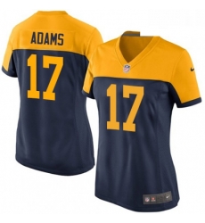 Womens Nike Green Bay Packers 17 Davante Adams Limited Navy Blue Alternate NFL Jersey Womens Nike Green Bay Packers 17 Davante Adams Limited Navy Blue Alternate NFL Jersey