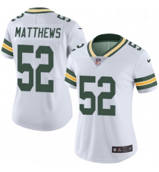 Womens Nike Green Bay Packers 52 Clay Matthews White Vapor Untouchable Limited Player NFL Jersey Womens Nike Green Bay Packers 52 Clay Matthews White Vapor Untouchable Limited Player NFL Jersey