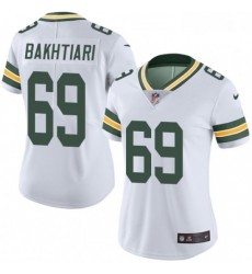 Womens Nike Green Bay Packers 69 David Bakhtiari Elite White NFL Jersey Womens Nike Green Bay Packers 69 David Bakhtiari Elite White NFL Jersey
