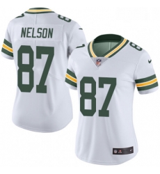 Womens Nike Green Bay Packers 87 Jordy Nelson Elite White NFL Jersey Womens Nike Green Bay Packers 87 Jordy Nelson Elite White NFL Jersey