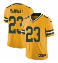 Nike Packers #23 Damarious Randall Yellow Youth Stitched NFL Limited Rush Jersey Nike Packers #23 Damarious Randall Yellow Youth Stitched NFL Limited Rush Jersey
