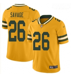 Packers #26 Darnell Savage Yellow Youth Stitched Football Limited Rush Jersey Packers #26 Darnell Savage Yellow Youth Stitched Football Limited Rush Jersey
