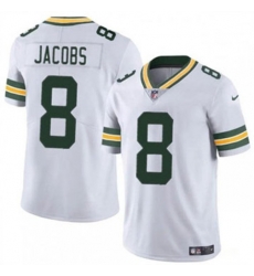 Youth Green Bay Packers 8 Josh Jacobs White Vapor Limited Stitched Football Jersey Youth Green Bay Packers 8 Josh Jacobs White Vapor Limited Stitched Football Jersey