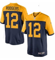 Youth Nike Green Bay Packers 12 Aaron Rodgers Elite Navy Blue Alternate NFL Jersey Youth Nike Green Bay Packers 12 Aaron Rodgers Elite Navy Blue Alternate NFL Jersey