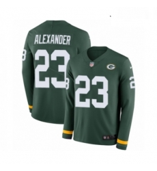 Youth Nike Green Bay Packers 23 Jaire Alexander Limited Green Therma Long Sleeve NFL Jersey Youth Nike Green Bay Packers 23 Jaire Alexander Limited Green Therma Long Sleeve NFL Jersey