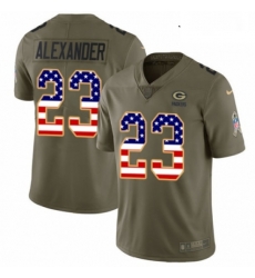 Youth Nike Green Bay Packers 23 Jaire Alexander Limited OliveUSA Flag 2017 Salute to Service NFL Jersey Youth Nike Green Bay Packers 23 Jaire Alexander Limited OliveUSA Flag 2017 Salute to Service NFL Jersey
