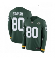 Youth Nike Green Bay Packers 80 Jimmy Graham Limited Green Therma Long Sleeve NFL Jersey Youth Nike Green Bay Packers 80 Jimmy Graham Limited Green Therma Long Sleeve NFL Jersey