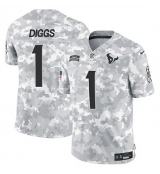 Men Houston Texans 1 Stefon Diggs 2024 F U S E Arctic Camo Salute To Service Limited Stitched Football Jersey Men Houston Texans 1 Stefon Diggs 2024 F U S E Arctic Camo Salute To Service Limited Stitched Football Jersey