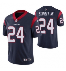 Men Houston Texans 24 Derek Stingley Jr Navy Vapor Untouchable Limited Stitched jersey Men Houston Texans 24 Derek Stingley Jr Navy Vapor Untouchable Limited Stitched jersey