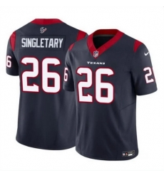 Men Houston Texans 26 Devin Singletary Navy 2023 F U S E Vapor Untouchable Stitched Football Jersey Men Houston Texans 26 Devin Singletary Navy 2023 F U S E Vapor Untouchable Stitched Football Jersey