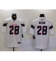 Men Houston Texans 28 Joe Mixon White Vapor Untouchable Stitched Football Jersey Men Houston Texans 28 Joe Mixon White Vapor Untouchable Stitched Football Jersey
