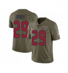 Men Houston Texans 29 Bradley Roby Limited Olive 2017 Salute to Service Football Jersey Men Houston Texans 29 Bradley Roby Limited Olive 2017 Salute to Service Football Jersey