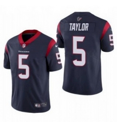 Men Houston Texans 5 Tyrod Taylor Navy Vapor Untouchable Limited Stitched Jersey Men Houston Texans 5 Tyrod Taylor Navy Vapor Untouchable Limited Stitched Jersey