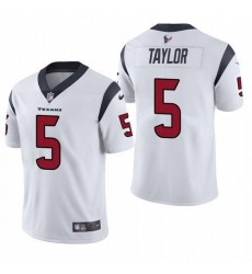 Men Houston Texans 5 Tyrod Taylor White Vapor Untouchable Limited Stitched Jersey Men Houston Texans 5 Tyrod Taylor White Vapor Untouchable Limited Stitched Jersey